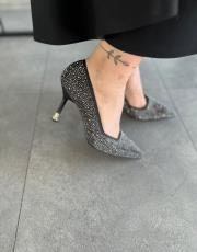 varella sivri burun komple taş detay kadın stiletto siyah 2