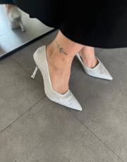 varella sivri burun komple taş detay kadın stiletto gümüş 2