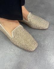 gabby küt burun komple taş detay kadın triko babet bej 2