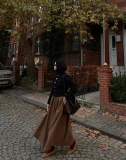 ayma küt burun fiyonk detay kadın babet camel süet 2